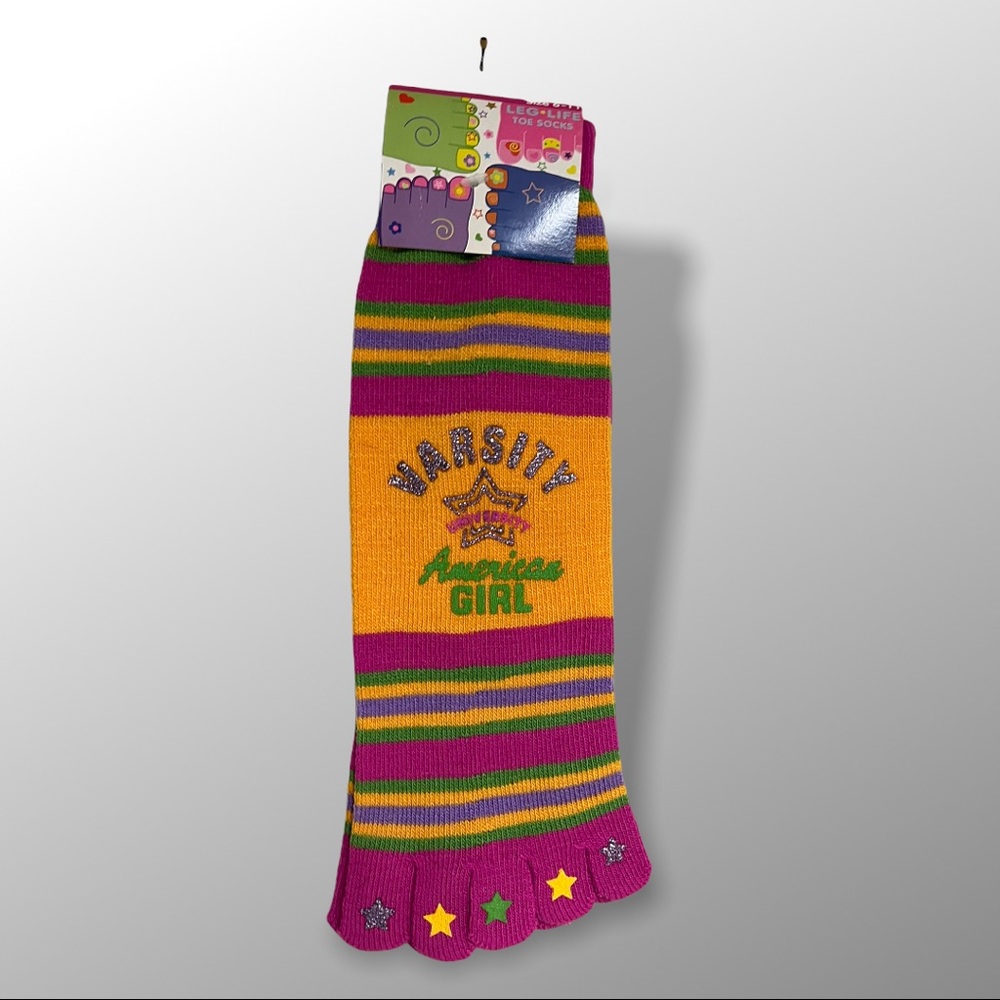 American Girl toe socks